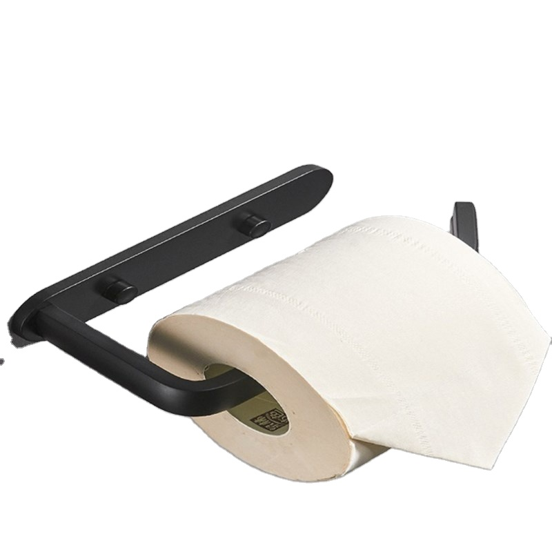 Black Kitchen Bathroom Hotel Towel Paper Holder