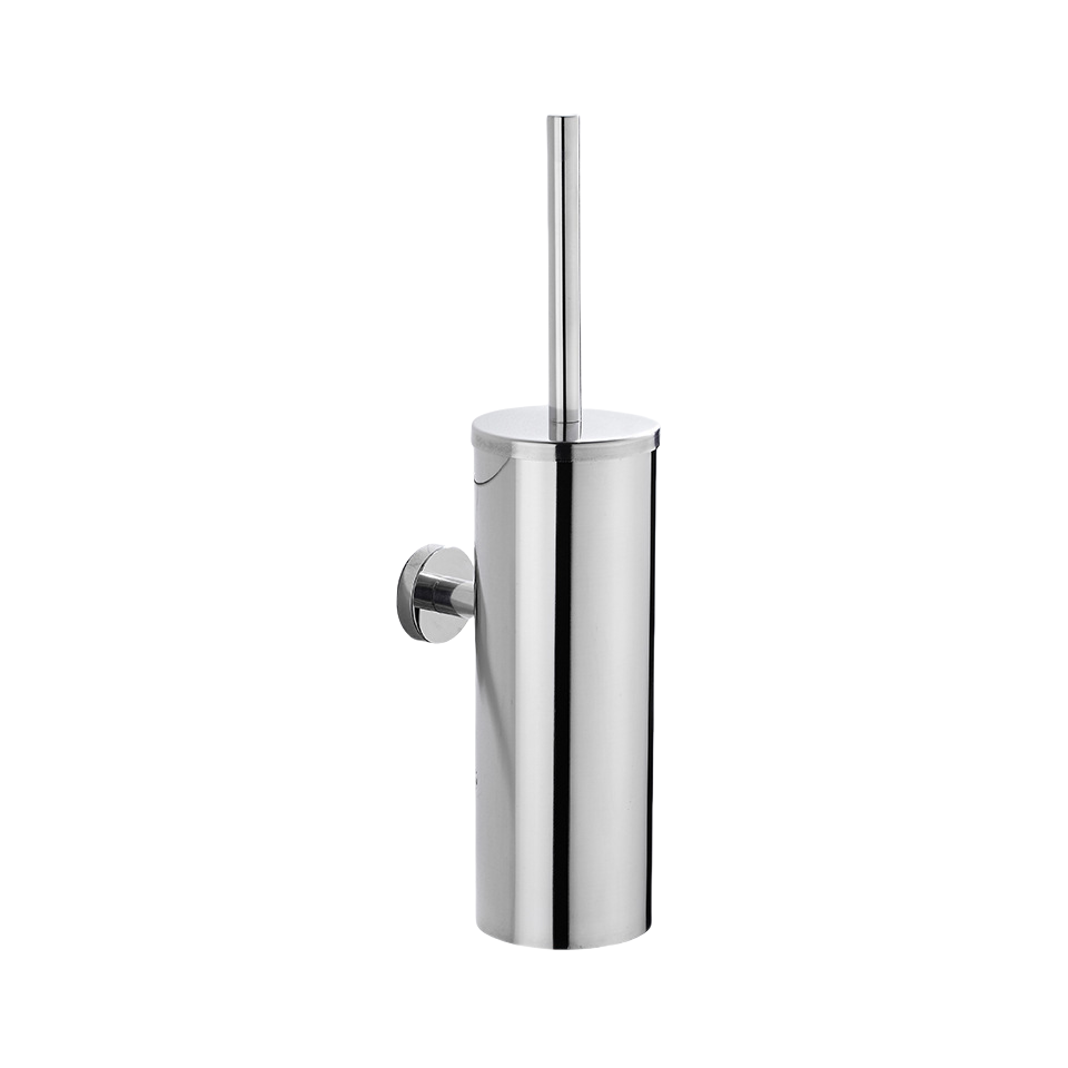 SUS 304 Chrome Wall Mounted Toilet Brush Holder Free Stand Toilet Brush 