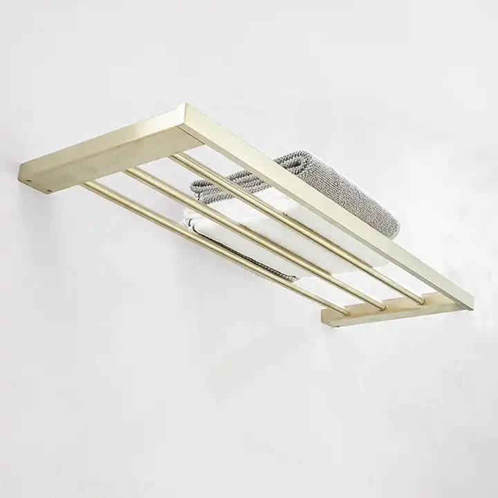 Stainless Steel Single tier Wall Mounted Towel bar